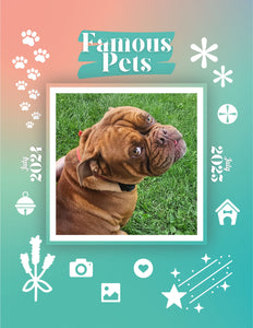 Famous Pets: July 2024-July 2025 Wall Calendar (Pre-Order)