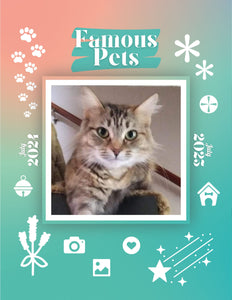 Famous Pets: July 2024-July 2025 Wall Calendar (Pre-Order)