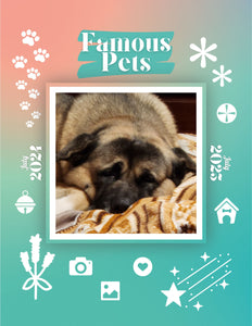 Famous Pets: July 2024-July 2025 Wall Calendar (Pre-Order)