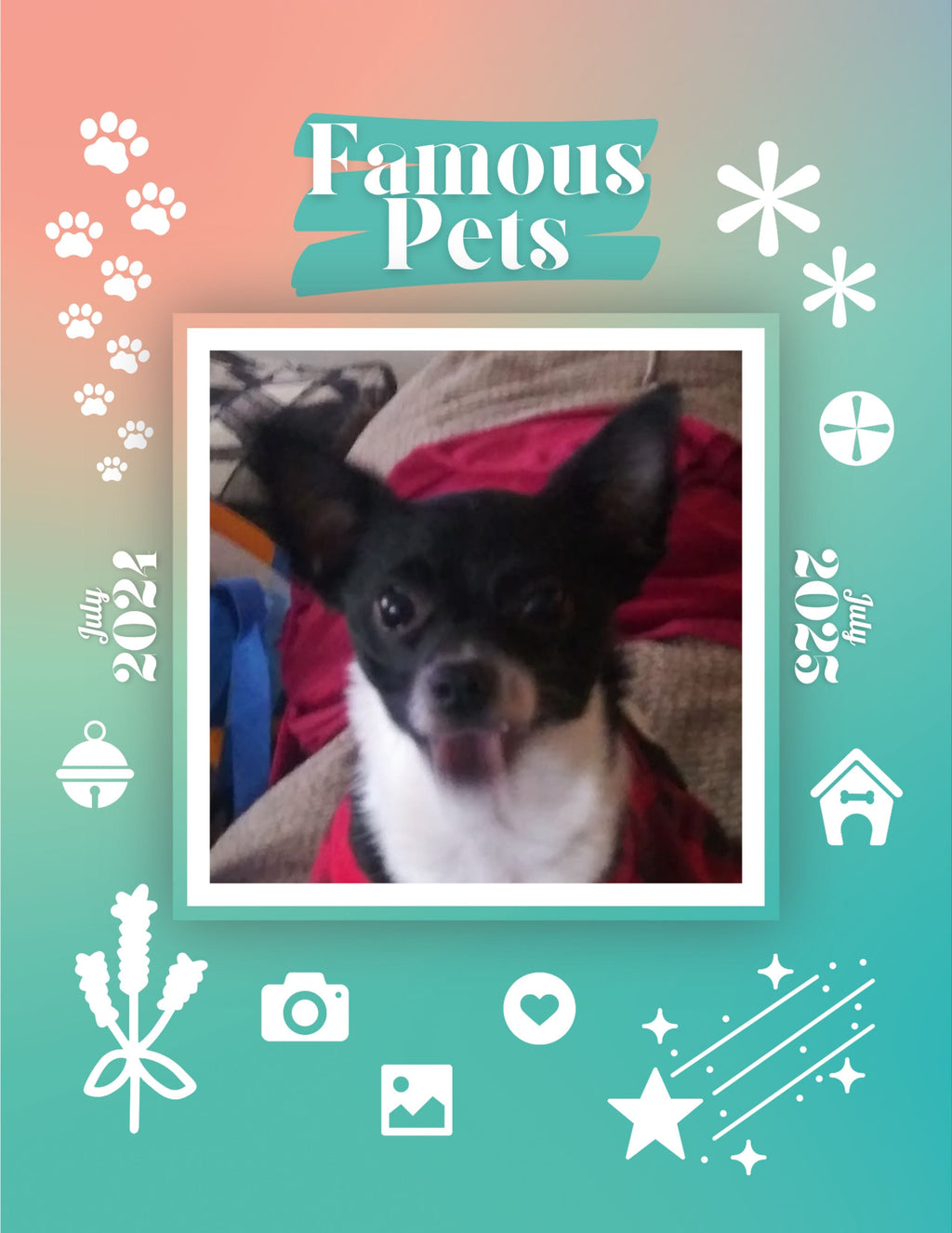 Famous Pets: July 2024-July 2025 Wall Calendar (Pre-Order)