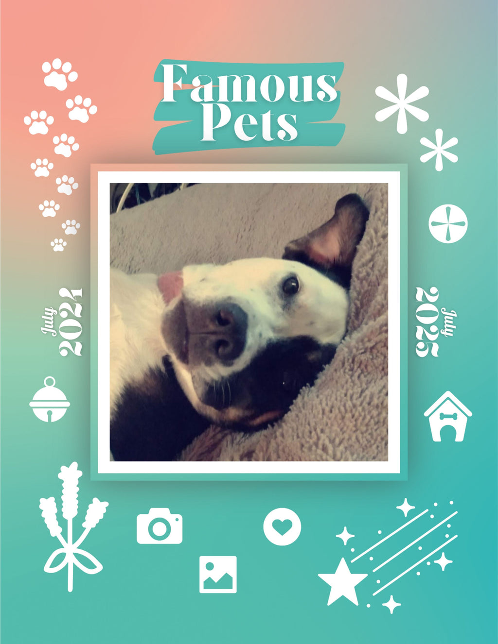 Famous Pets: July 2024-July 2025 Wall Calendar (Pre-Order)