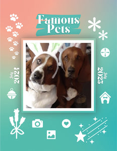 Famous Pets: July 2024-July 2025 Wall Calendar (Pre-Order)