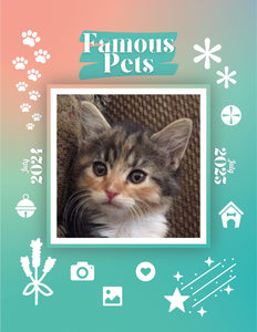 Famous Pets: July 2024-July 2025 Wall Calendar (Pre-Order)