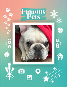 Famous Pets: July 2024-July 2025 Wall Calendar (Pre-Order)