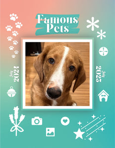 Famous Pets: July 2024-July 2025 Wall Calendar (Pre-Order)