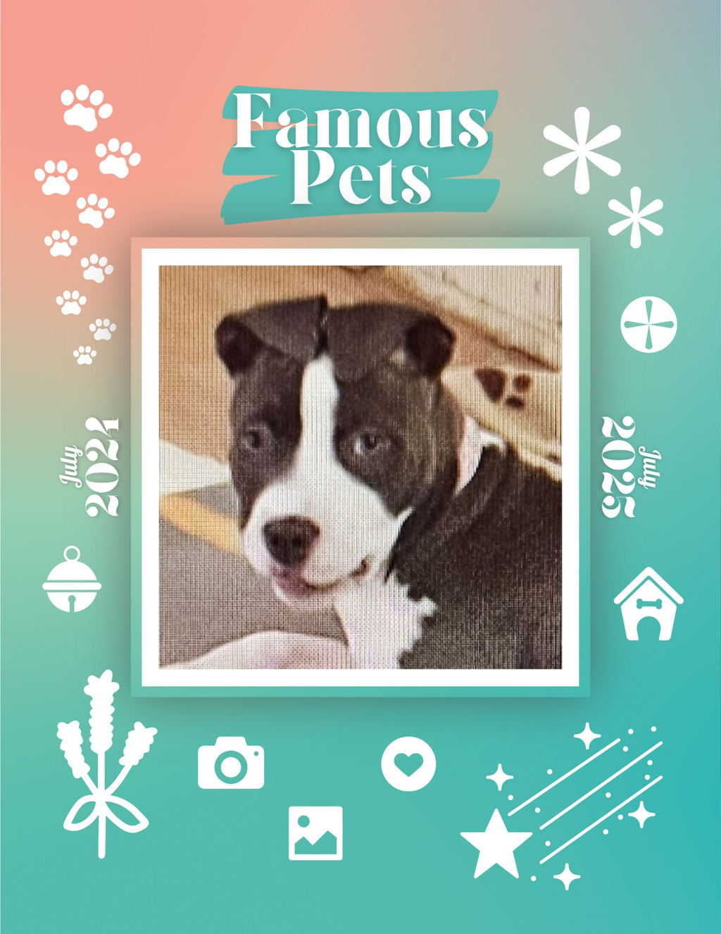 Famous Pets: July 2024-July 2025 Wall Calendar (Pre-Order)
