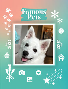 Famous Pets: July 2024-July 2025 Wall Calendar (Pre-Order)