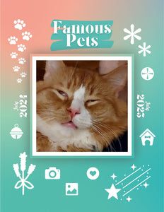 Famous Pets: July 2024-July 2025 Wall Calendar (Pre-Order)