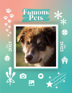 Famous Pets: July 2024-July 2025 Wall Calendar (Pre-Order)