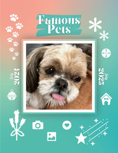 Famous Pets: July 2024-July 2025 Wall Calendar (Pre-Order)