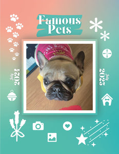 Famous Pets: July 2024-July 2025 Wall Calendar (Pre-Order)