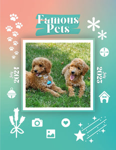 Famous Pets: July 2024-July 2025 Wall Calendar (Pre-Order)