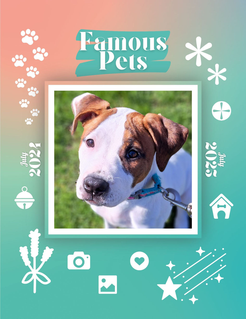 Famous Pets: July 2024-July 2025 Wall Calendar (Pre-Order)