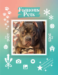 Famous Pets: July 2024-July 2025 Wall Calendar (Pre-Order)