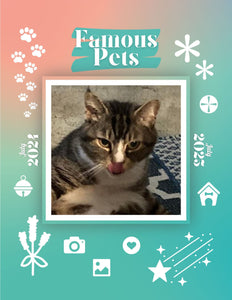 Famous Pets: July 2024-July 2025 Wall Calendar (Pre-Order)