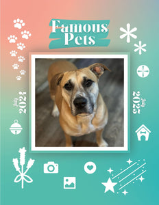 Famous Pets: July 2024-July 2025 Wall Calendar (Pre-Order)
