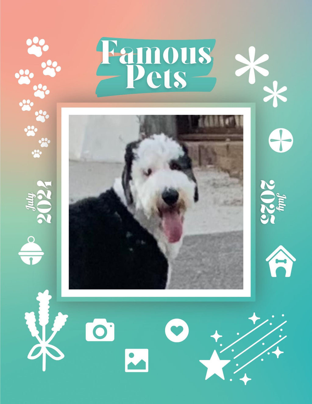 Famous Pets: July 2024-July 2025 Wall Calendar (Pre-Order)