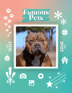 Famous Pets: July 2024-July 2025 Wall Calendar (Pre-Order)