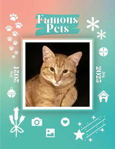 Famous Pets: July 2024-July 2025 Wall Calendar (Pre-Order)
