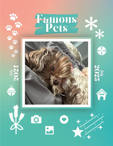 Famous Pets: July 2024-July 2025 Wall Calendar (Pre-Order)