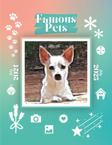 Famous Pets: July 2024-July 2025 Wall Calendar (Pre-Order)