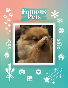 Famous Pets: July 2024-July 2025 Wall Calendar (Pre-Order)