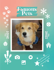 Famous Pets: July 2024-July 2025 Wall Calendar (Pre-Order)