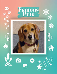 Famous Pets: July 2024-July 2025 Wall Calendar (Pre-Order)