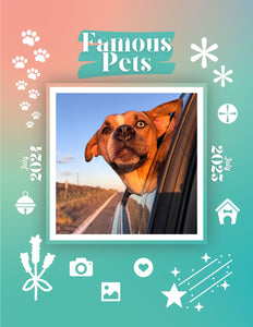 Famous Pets: July 2024-July 2025 Wall Calendar (Pre-Order)