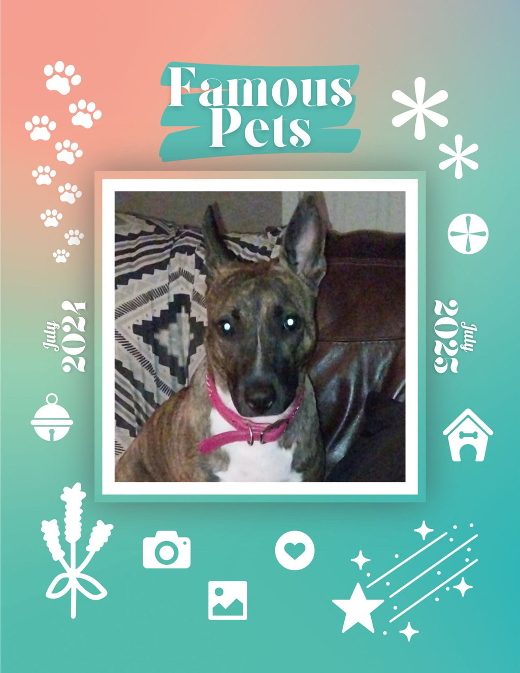 Famous Pets: July 2024-July 2025 Wall Calendar (Pre-Order)