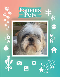 Famous Pets: July 2024-July 2025 Wall Calendar (Pre-Order)