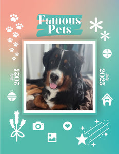 Famous Pets: July 2024-July 2025 Wall Calendar (Pre-Order)