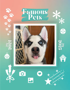 Famous Pets: July 2024-July 2025 Wall Calendar (Pre-Order)