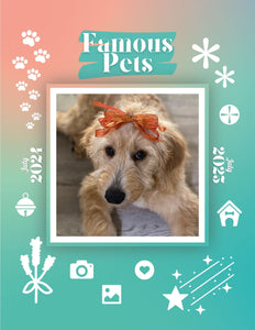 Famous Pets: July 2024-July 2025 Wall Calendar (Pre-Order)