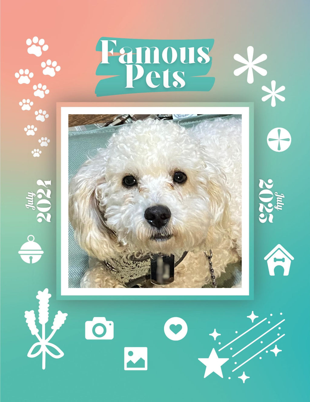 Famous Pets: July 2024-July 2025 Wall Calendar (Pre-Order)