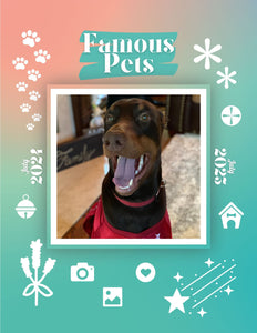 Famous Pets: July 2024-July 2025 Wall Calendar (Pre-Order)