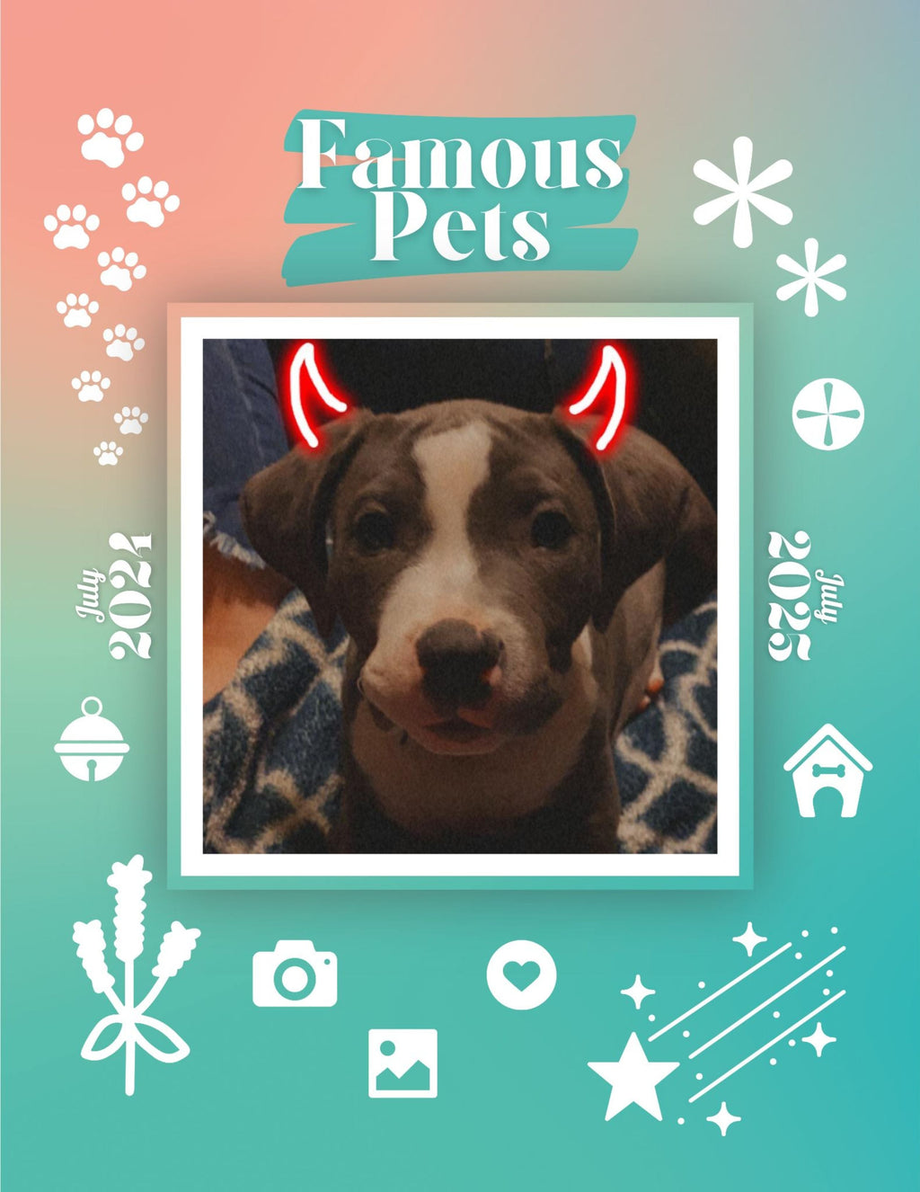 Famous Pets: July 2024-July 2025 Wall Calendar (Pre-Order)