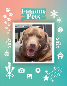 Famous Pets: July 2024-July 2025 Wall Calendar (Pre-Order)