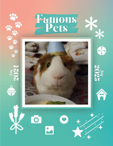 Famous Pets: July 2024-July 2025 Wall Calendar (Pre-Order)