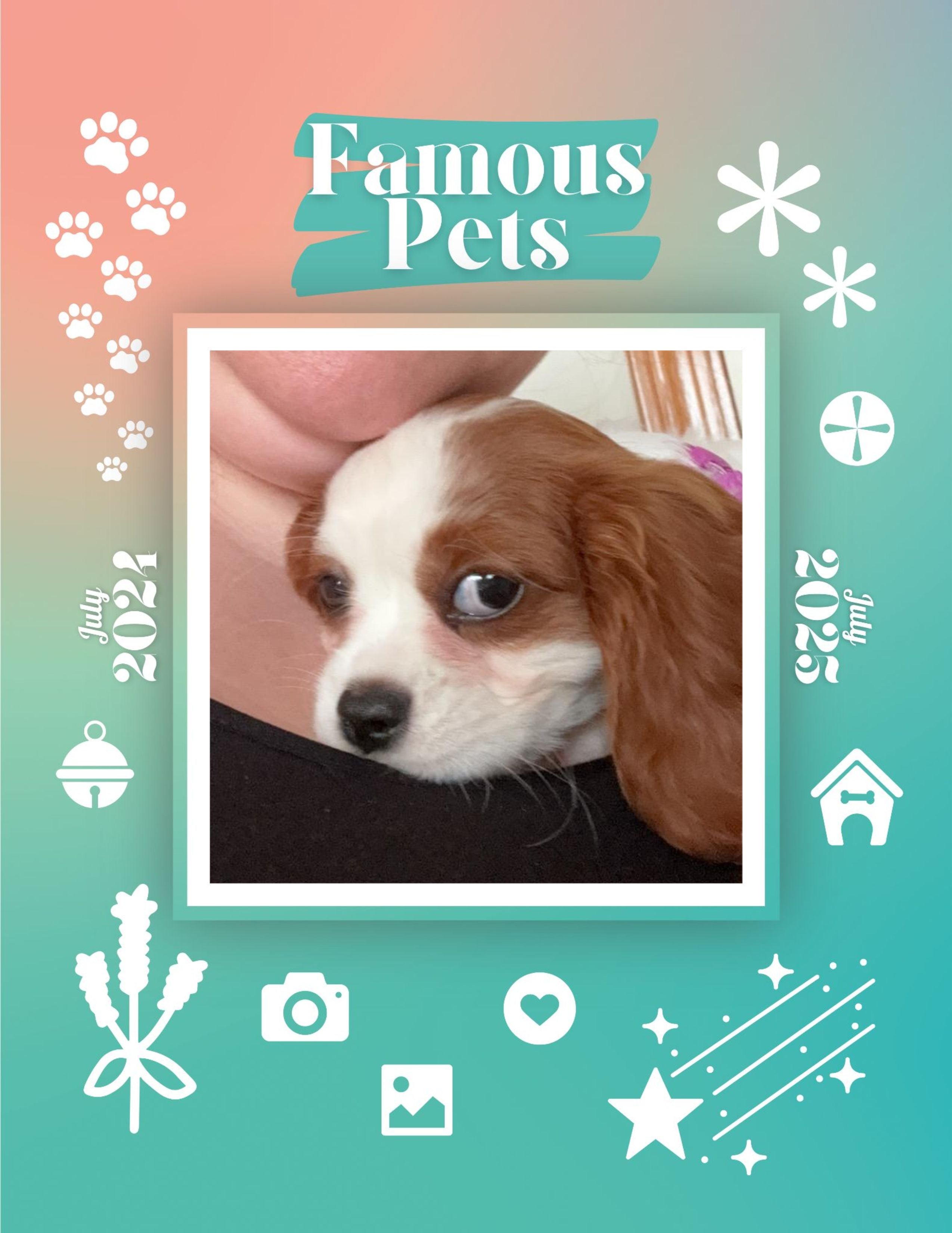 Famous Pets: July 2024-July 2025 Wall Calendar (Pre-Order)