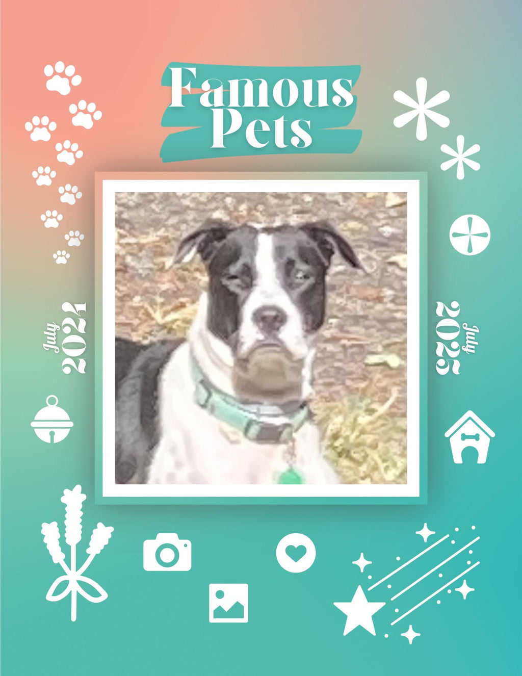 Famous Pets: July 2024-July 2025 Wall Calendar (Pre-Order)