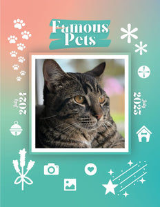Famous Pets: July 2024-July 2025 Wall Calendar (Pre-Order)