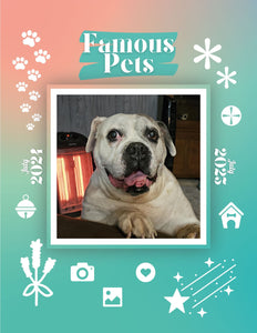 Famous Pets: July 2024-July 2025 Wall Calendar (Pre-Order)