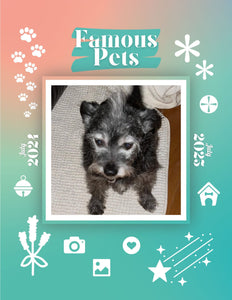 Famous Pets: July 2024-July 2025 Wall Calendar (Pre-Order)