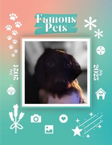 Famous Pets: July 2024-July 2025 Wall Calendar (Pre-Order)