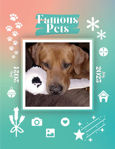 Famous Pets: July 2024-July 2025 Wall Calendar (Pre-Order)