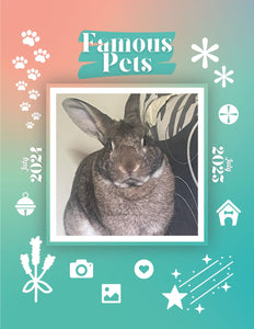 Famous Pets: July 2024-July 2025 Wall Calendar (Pre-Order)
