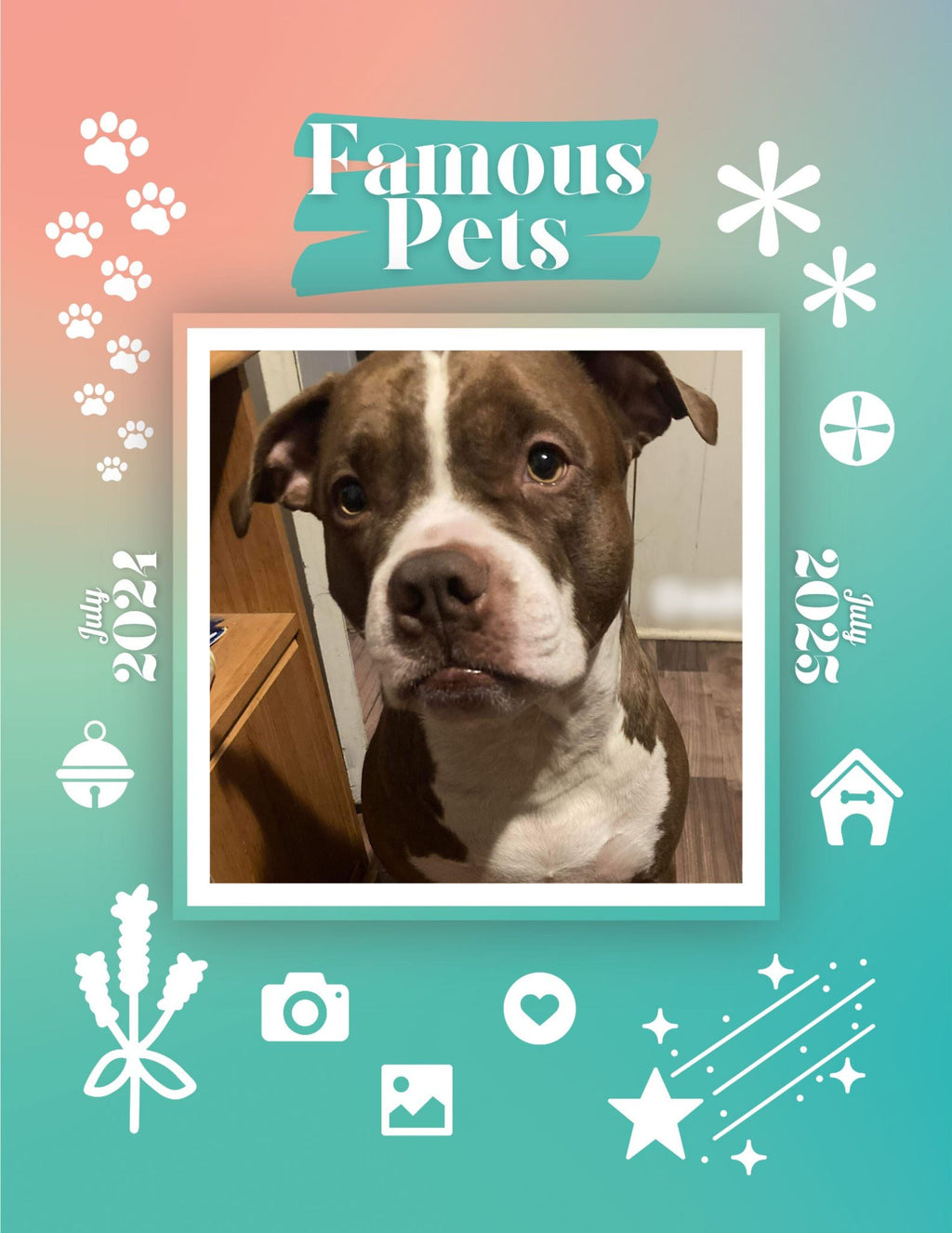 Famous Pets: July 2024-July 2025 Wall Calendar (Pre-Order)