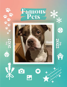 Famous Pets: July 2024-July 2025 Wall Calendar (Pre-Order)