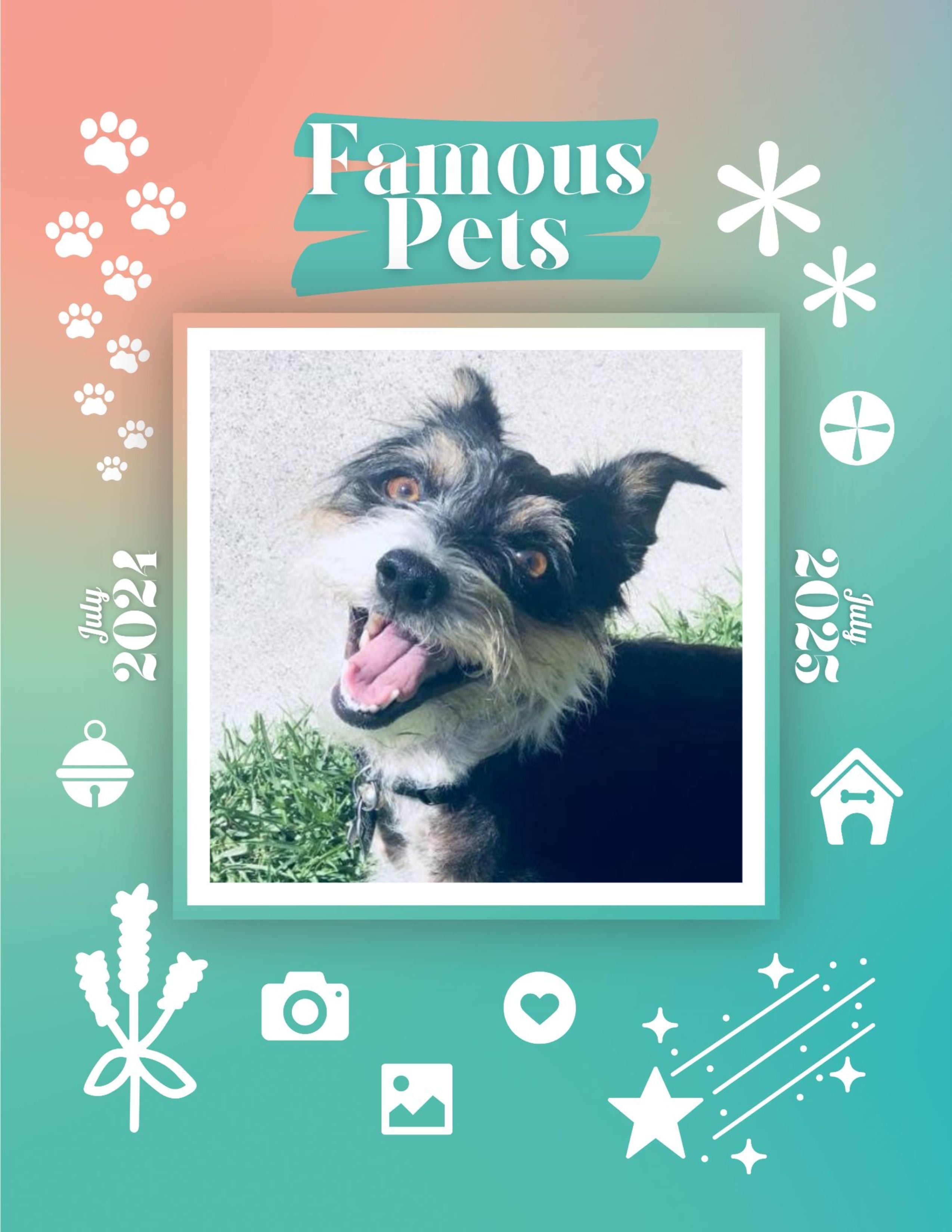 Famous Pets: July 2024-July 2025 Wall Calendar (Pre-Order)